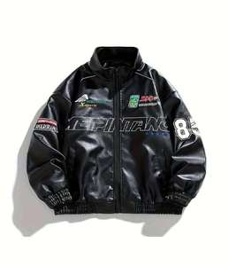 Wholesale Oem New 2026 Mens Clothing High Quality Leather <b>Jacket</b> Custom Varsity <b>Jacket</b> Motorcycle Nascar F1 <b>Racing</b> <b>Jacket</b> - Product Image 6