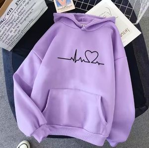 Sweat-shirts à capuche surdimensionnés pour femmes, hiver, 100% coton, polaire, écologiques, coupe-vent, respirants, séchage rapide, imprimés sur mesure - Product Image 5