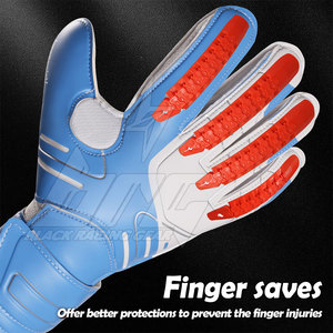 Guantes de Portero de Fútbol Profesionales, Guantes de Portero Personalizados con Palma de Látex Alemán de Alto Agarre, Protección de Dedos Personalizada para Entrenamiento - Product Image 4