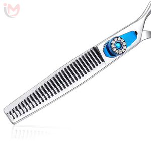Ciseaux de coiffure effilants de 7 pouces en acier inoxydable 440C, outil de salon de coiffure OEM - Product Image 4