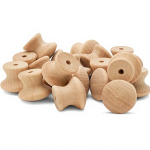 Elegant Wooden Cabinet Pulls and Knobs for Contemporary Kitchen Drawer <b>Wardrobe</b> Furniture <b>Hardware</b> Design Wood Cabinet Pulls - Product Image 1