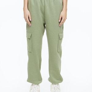 OEM Low Waist Breathable 160g Seamless High <b>Support</b> Sports Ladies Trousers Loose Cargo <b>Pants</b> Summer Street Wear Fashion - Product Image 2