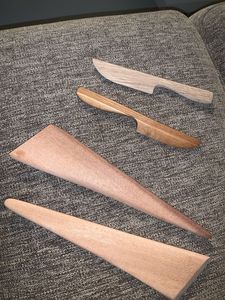 Couteau en bois de bouleau naturel, couverts jetables écologiques pour la restauration quotidienne - Product Image 5