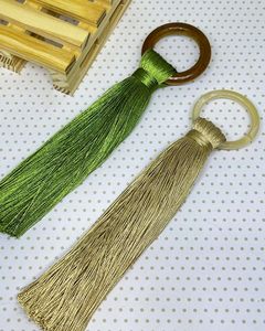 Décoration murale moderne en perles de bois faites à la main, style macramé, perles de bois naturelles, amovible, écologique, pour salon, Diwali - Product Image 1