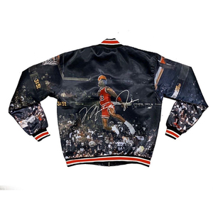 Custom Satin Varsity <b>Jacket</b> Custom Made Satin <b>Baseball</b> <b>Bomber</b> <b>Jacket</b> for Men Street Varsity Style Embroidery Letter Silk Fashion - Product Image 4