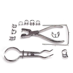 Système d'isolation pour applications professionnelles de soins et de traitement, collection d'instruments de barrage en caoutchouc professionnels pour endodontie - Product Image 2