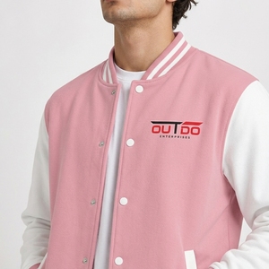 Varsity <b>Jacket</b> Modern Streetwear Varsity <b>Jacket</b> Crafted With Lightweight Materials For Casual Outfits <b>Travel</b> Outdoor Activities - Product Image 5