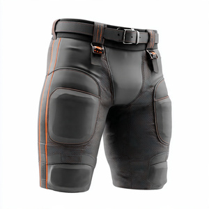 OEM American Football Pants High Quality Padded Football American Shorts 100% Polyester Football Padded Pants Men - Product Image 4