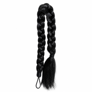 Premium Braided Lotus Fiber Hair <b>Extensions</b> Single Weft Low Temperature Fiber 100g Pelucas Fashion Accessories Conifer <b>Braid</b> - Product Image 1