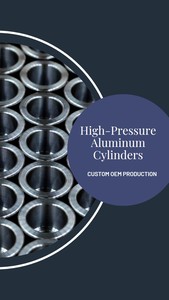 Réservoir de gaz d'air en aluminium haute pression de 500ml (12oz) avec vanne à broche - Product Image 4