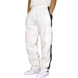Pantalones de Hombre Hechos a Medida, Estilo Urbano, Poliéster/Algodón, Secado Rápido, Transpirables, Cintura Elástica, Cintura Media, Lavados - Product Image 1