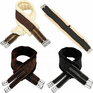 Cincha de Montar a Caballo de Alta Calidad, Duradera y Ecológica, Forrada de Visón, de Uso General, Elástica y Metálica - Product Image 1