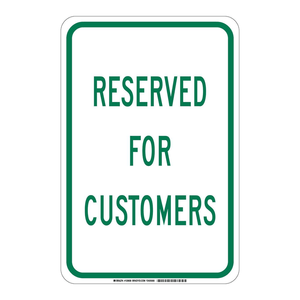 Señalización de Tráfico para Estacionamiento Interior y Exterior, Reservada para Clientes de Brady - Product Image 3