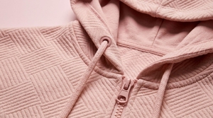 Custom Plain Men's Zip Up Hoodie Long Sleeve Textured Sweatshirt Comfortable Fashion Hooded Jacket - Product Image 6