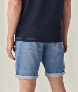 Pantalones Cortos de Mezclilla Rasgados para Hombre, Nueva Moda, Ropa de Marca, Bermudas de Verano, 100% Algodón, Pantalones Cortos Deportivos, Transpirables - Product Image 2