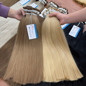 Cabello humano a granel de muy alta calidad, las mejores extensiones de cabello, hermosas, muy brillantes y suaves, fáciles de aplicar, lisas y naturales. - Product Image 1