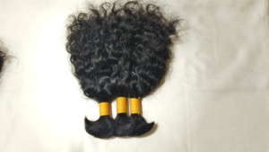 Cabello Remy Indio Virgen con Cutícula Alineada, Ondulado, Doble Trama a Máquina, 100 Gramos, Todos los Colores Disponibles, Venta al por Mayor - Product Image 2