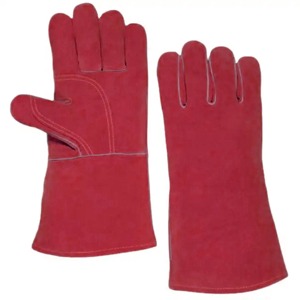 CAPTAIN INDUSTRY, Nuevos Guantes de Soldadura de Cuero Vacuno Hechos a Medida, con Logotipo, Antideslizantes, Impermeables, de Dedo Completo, para Uso en Exteriores, Unisex - Product Image 5