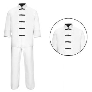 ชุดกังฟูสีตามสั่ง ระบายอากาศได้ดี ทนทาน น้ำหนักเบา พร้อมโลโก้ด้านหน้า ผ้าฝ้าย 100% สำหรับฝึกศิลปะการต่อสู้ - Product Image 4