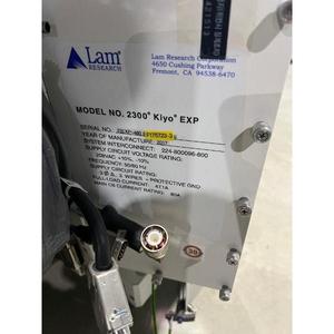 Lam Research 2300 Kiyo EXP Chamber ETCH - อุปกรณ์และอะไหล่เซมิคอนดักเตอร์ระดับโลกที่เชื่อถือได้ - Product Image 1