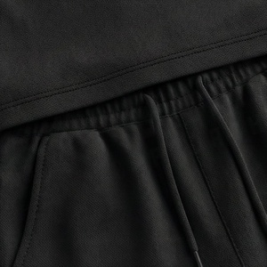 Ensemble décontracté 2 pièces pour femme, imprimé géométrique noir, t-shirt à manches courtes et short au-dessus du genou, coupe ample, pour le printemps et l'été - Product Image 5