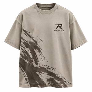 Camiseta Oversize para Hombre, Manga Corta, Deportiva, Talla Grande, Cuello Redondo, Jersey Liso, Ligera - Product Image 2