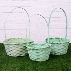 Bamboo <b>Storage</b> <b>Baskets</b> Natural Flower Fruit Gift Packing Container <b>Basket</b> Large Medium <b>Small</b> Custom Size Upon Request - Product Image 4