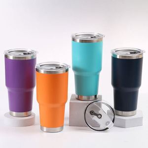 Custom Logo Thumbler Coffee Mug <b>Thermos</b> Metal Stainless Steel Double Wall Vacuum 30oz Tumbler Cups Insulated - Product Image 2