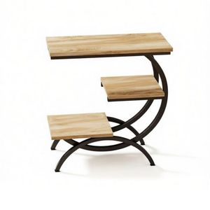 Tavolino Rustico da Salotto con Piedini Regolabili per Comfort ed Eleganza - Product Image 2