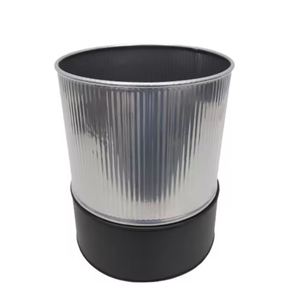 กระถางโลหะแบบ 2 ชิ้น ดีไซน์โดดเด่นสำหรับตกแต่งบ้าน วางบนโต๊ะ ใช้ได้ทั้งภายในและภายนอก ผลิตด้วยมือ จำหน่ายจำนวนมาก ตกแต่งสวน - Product Image 3