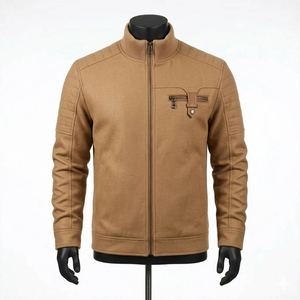 Fabrication de vestes en cuir rétro haut de gamme pour hommes, design personnalisé, vestes épaisses, vestes en cuir chaudes pour l'hiver - Product Image 1