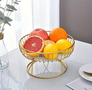 Panier à fruits circulaire en acier inoxydable de qualité supérieure, crochet à bananes, design écologique et durable, garde les fruits et légumes frais, en vente - Product Image 5