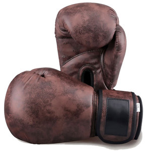 Gants de boxe en cuir bleu et jaune Econex Sports, antidérapants, à lacets, pour adultes, pour l'entraînement en salle de sport - Product Image 6