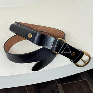 Handmade Boot Stitch Full Grain <b>Leather</b> Hobble <b>Belts</b> with with Knife <b>Pouch</b> & Reinforced Stitching for Equestrian & Outdoor Use - Product Image 4