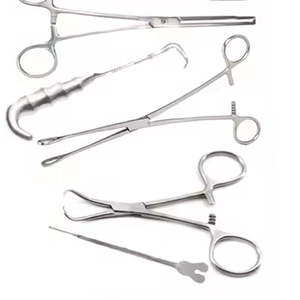 Instrumentos Básicos de Cirugía General, Instrumentos Médicos de Acero Inoxidable para Laparotomía Manual Más Vendidos, Certificados CE por GUJJAR - Product Image 2