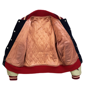 Wholesale Custom Logo Men's Stylish ODM OEM Varsity College Baseball <b>Jacket</b> <b>Winter</b> O-Neck Coat - Product Image 4