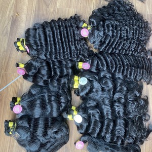 Extensions de cheveux humains non traités à donneur unique vietnamien Matériau de cheveux bruts doublement étirés Style de vague en vrac pour les affaires de cheveux - Product Image 1