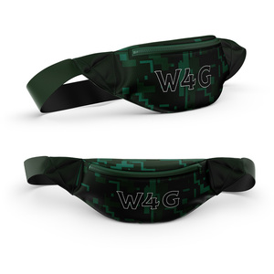 Riñonera Deportiva Ligera Personalizada con Patrón Geométrico, Correa Ajustable, Unisex, Forma de Almohada, Poliéster, con Cierre - Product Image 5