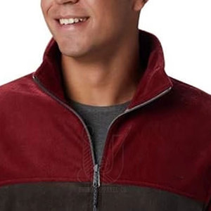 Best Quality Men's Custom Design Stand Collar Front Logo <b>Fleece</b> Jacket Waterproof Breathable Outdoor Winter Wear - Product Image 6