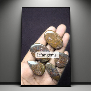 Cabochon en os de dinosaure de haute qualité, poli miroir, taille ovale, 20-40mm, lot en gros, pierre précieuse en vrac pour la fabrication artisanale de Gembone - Product Image 1