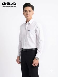 Camisa de Negocios para Hombre ANIMA HNUE, Transpirable, Sin Arrugas, Uniforme de Oficina - Product Image 3