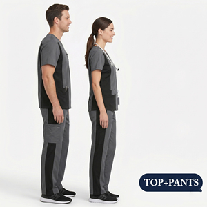 Ensembles d'uniformes pour infirmières, uniformes pour hommes et femmes, ensembles de blouses et pantalons médicaux pour hommes et femmes - Product Image 4