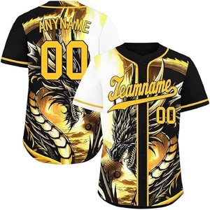 Uniforme de Béisbol Sublimado Personalizado para Equipos, Transpirable, de Poliéster, para Deportes y Juegos al Aire Libre - Product Image 1
