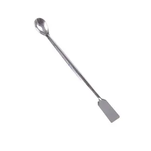 Stainless Steel Lab Mixing Spatula Micro Sampling Scoop Spoon Double Ended Best Quality in low Price from Pakistan