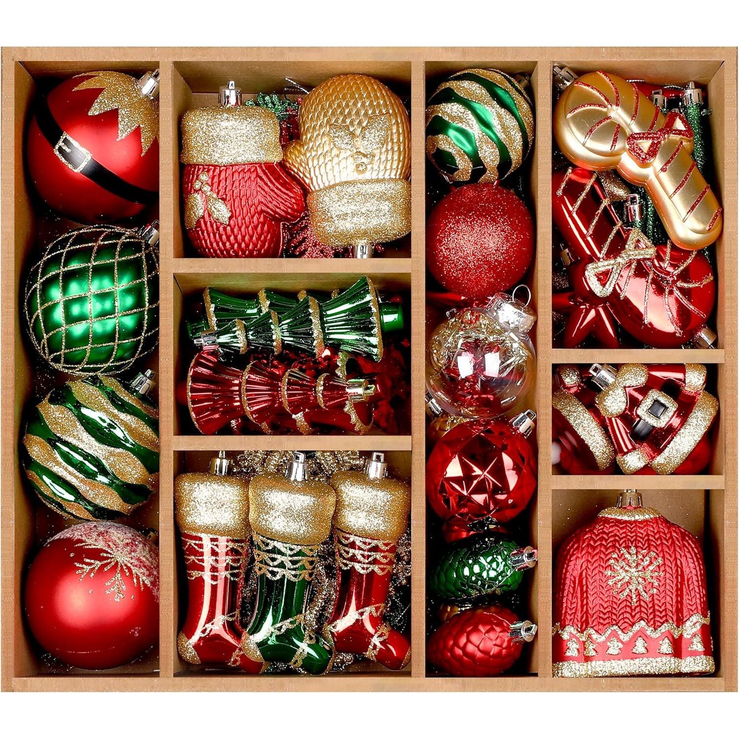 Red and Green and Gold Color