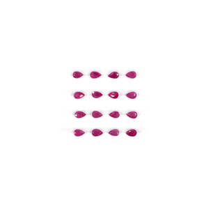 Perles de rubis africain naturel non traité, calibrées 3x5mm, pierres précieuses de rubis naturel facettées pour la fabrication de bijoux, prêtes à l'emploi - Product Image 4