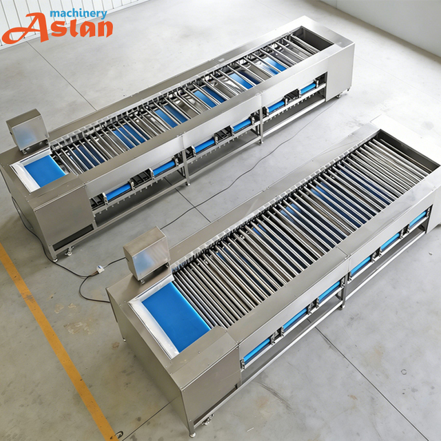 Onion Size Grading Machine High-Accuracy 3-8 Grades Rotary Roller Grader for Round Fruits & Vegetables (Potato Carrot Cucumber)