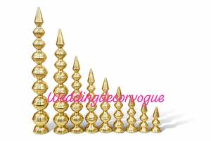 Jarrón Decorativo de Metal para Piso, Juego de Jarrones Altos para Centro de Mesa de Boda, Jarrón Estilo Urna India, Accesorios de Decoración para Eventos - Product Image 3