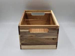 Vietnam Vintage <b>brown</b> wooden crate Rustic craft gift <b>box</b> set Polished wood wine <b>storage</b> Chocolate <b>storage</b> <b>box</b> gift - Product Image 3