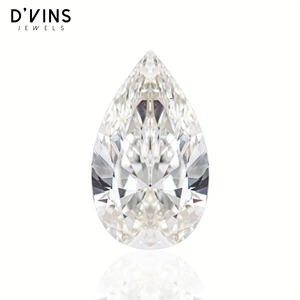 Diamant synthétique de haute qualité D'vins Jewels, couleur D, 3 carats, taille poire, pour la fabrication de bijoux - Product Image 1